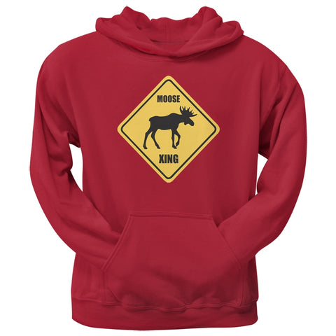 Moose XING Red Adult Hoodie