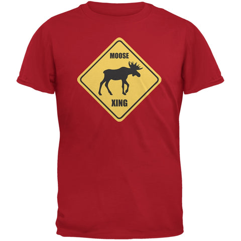 Moose XING Red Adult T-Shirt