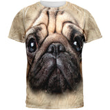Pug Butt Funny All Over Adult T-Shirt