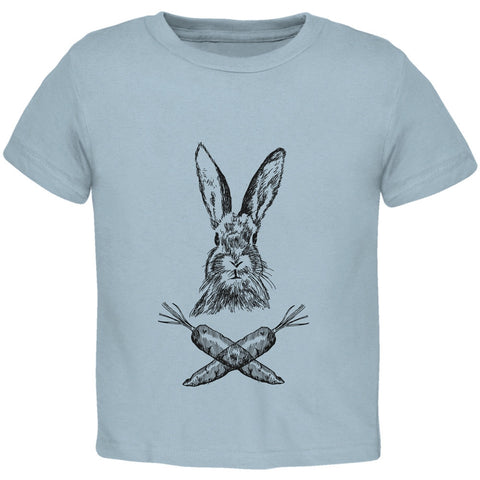 Easter - Jolly Rogers Rabbit Light Blue Toddler T-Shirt