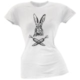 Easter - Jolly Rogers Rabbit Cream Juniors Soft T-Shirt