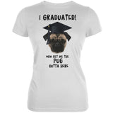Graduation - Get The Pug Out Grad Cream Juniors Soft T-Shirt