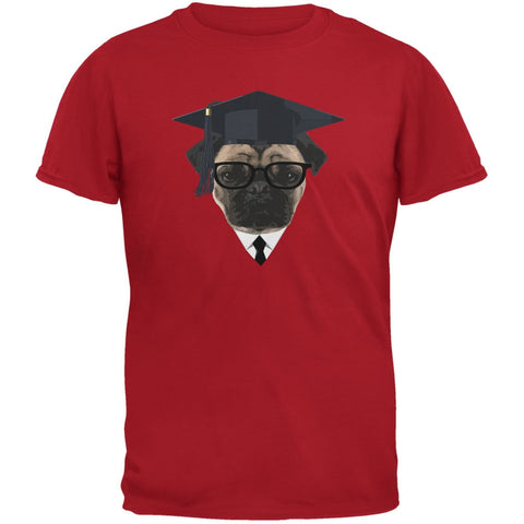 Graduation - Graduate Pug Funny Red Youth T-Shirt