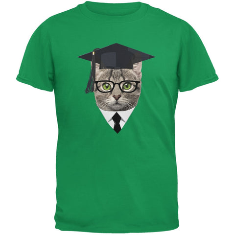 Graduation Funny Cat Irish Green Youth T-Shirt