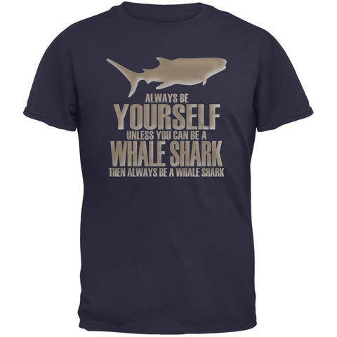 Always Be Yourself Whale Shark Navy Youth T-Shirt