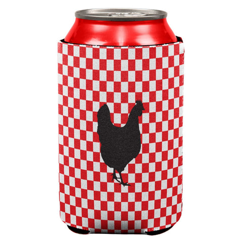 Country Kitchen Checkerboard Chicken Can Cooler