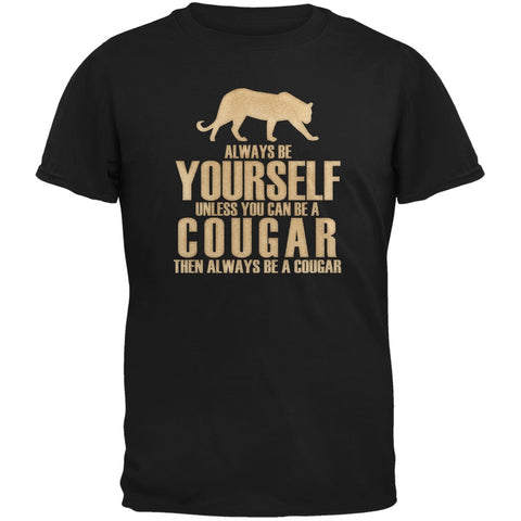 Always Be Yourself Cougar Black Youth T-Shirt