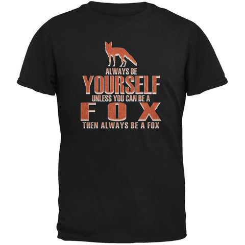 Always Be Yourself Fox Black Youth T-Shirt