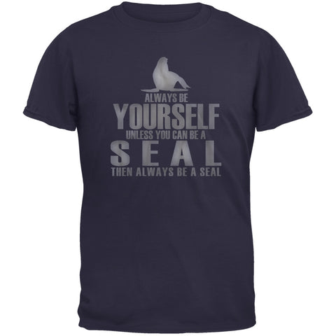 Always Be Yourself Seal Navy Youth T-Shirt