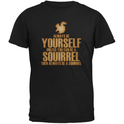 Always Be Yourself Squirrel Black Youth T-Shirt