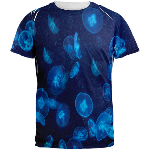 Jelly Fish All Over Adult T-Shirt