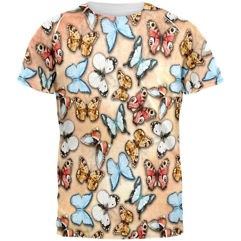 Butterflies All Over Adult T-Shirt