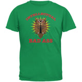 Graduation - Intellectual Bad Ass Owl Black Adult T-Shirt