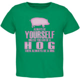 Always Be Yourself Hog Forest Green Youth T-Shirt