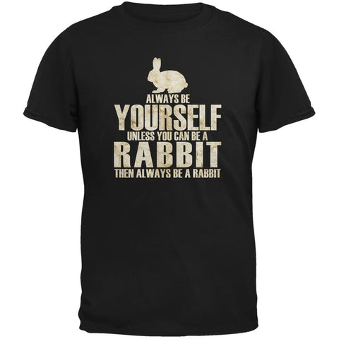 Always Be Yourself Rabbit Black Youth T-Shirt