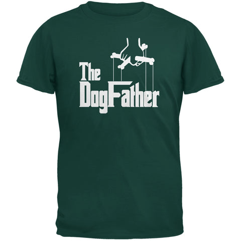 Fathers Day - The Dog Father Forest Green Adult T-Shirt