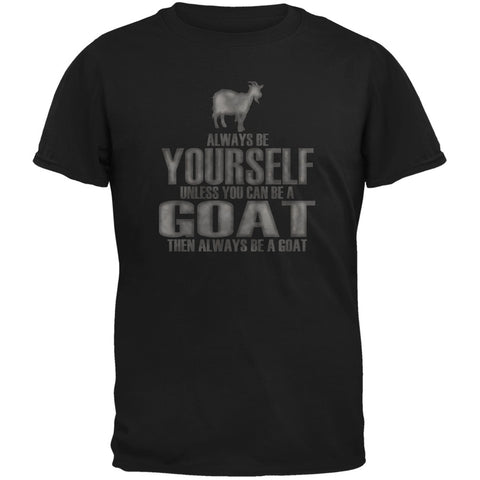 Always Be Yourself Goat Black Youth T-Shirt