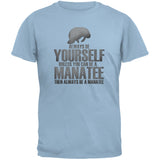 Always Be Yourself Manatee Black Youth T-Shirt