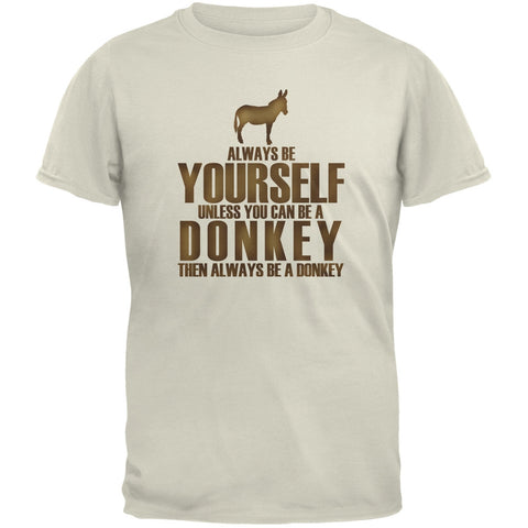 Always Be Yourself Donkey Natural Youth T-Shirt