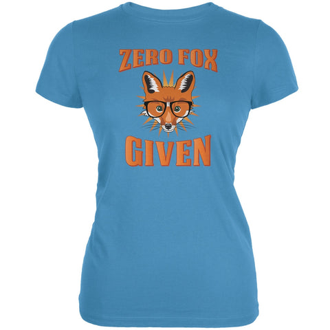 Zero Fox Given Aqua Juniors Soft T-Shirt