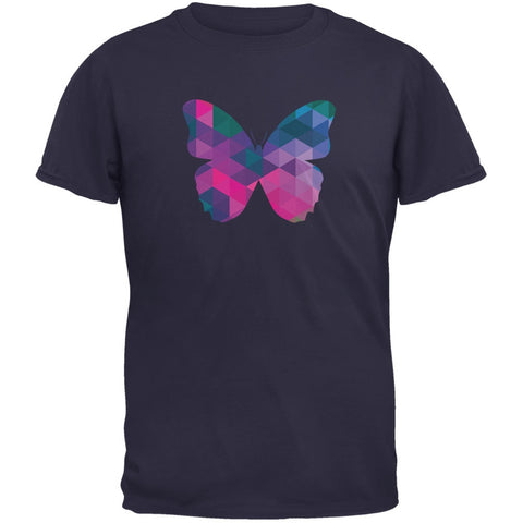 Butterfly Geometric Navy Youth T-Shirt