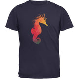 Seahorse Geometric Navy Youth T-Shirt