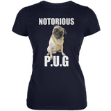 Notorious PUG Black Juniors Soft T-Shirt