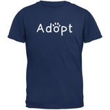 Adopt Cat Dog Paw Chestnut Adult T-Shirt