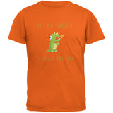 Ya I'm a Dinosaur - Goofy Black Adult T-Shirt