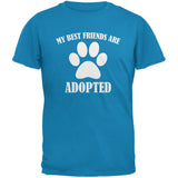 My Best Friends Are Adopted Black Adult T-Shirt