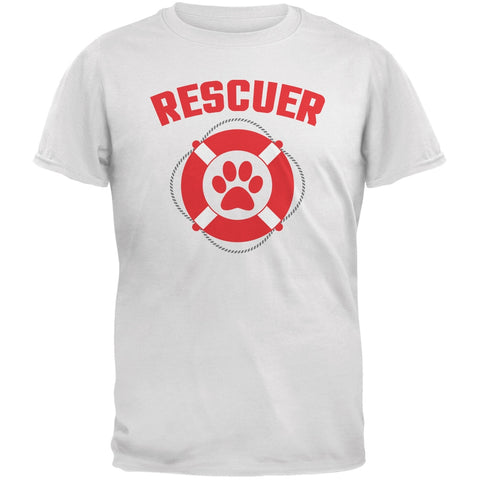 Rescuer White Adult T-Shirt