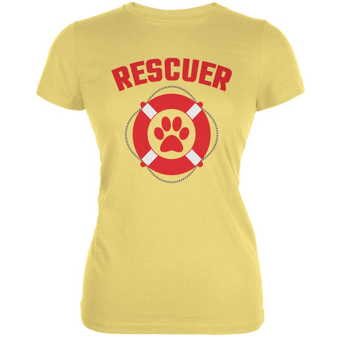 Rescuer Yellow Juniors Soft T-Shirt