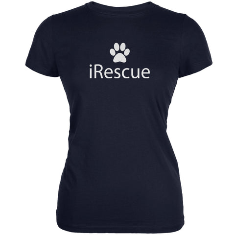 iRescue Navy Juniors Soft T-Shirt