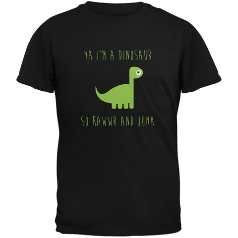 Ya I'm a Dinosaur - Brachiosaurus Black Youth T-Shirt