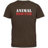 Animal Rescuer Black Adult T-Shirt