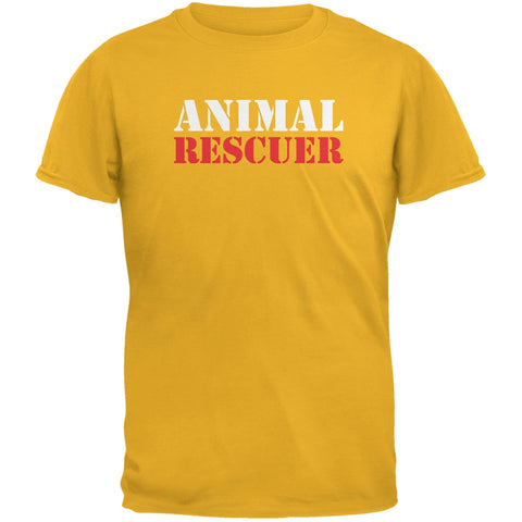 Animal Rescuer Gold Adult T-Shirt