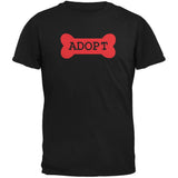 Adopt Bone Black Adult T-Shirt