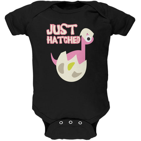 Just Hatched Baby Girl Black Soft Baby One Piece