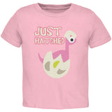 Just Hatched Baby Girl Black Toddler T-Shirt