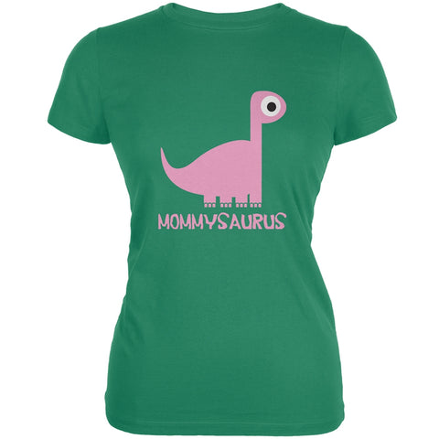 Mommysaurus Mother and Child Kelly Green Juniors Soft T-Shirt