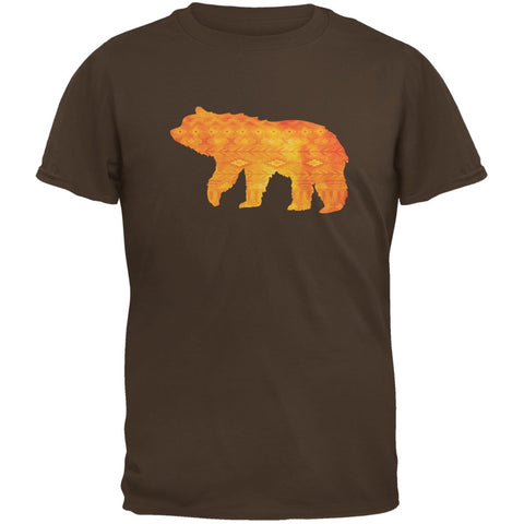 Native American Spirit Bear Brown Adult T-Shirt - 2X-Large ...