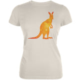 Australian Spirit Animal Kangaroo Aqua Juniors Soft T-Shirt
