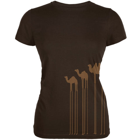 Surreal Camels Brown Juniors Soft T-Shirt