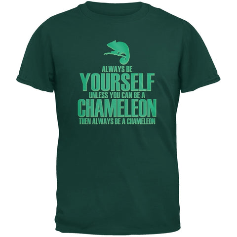 Always Be Yourself Chameleon Forest Green Youth T-Shirt