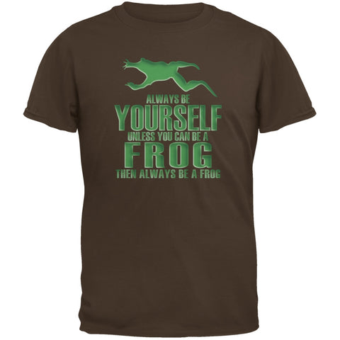 Always Be Yourself Frog Brown Youth T-Shirt