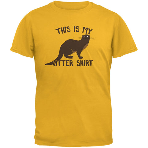 This Is My Otter Shirt Gold Youth T-Shirt