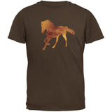 Native American Spirit Horse Brown Youth T-Shirt