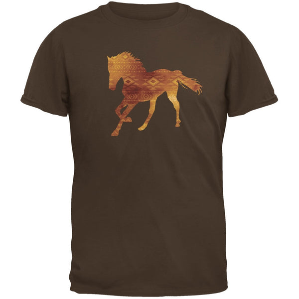 Native American Spirit Horse Brown Adult T-Shirt – AnimalWorld.com