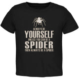 Always Be Yourself Spider Black Youth T-Shirt