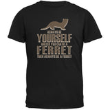 Always Be Yourself Ferret Black Youth T-Shirt